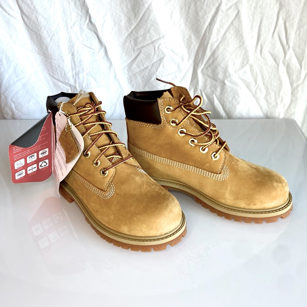 NWT Timberland boys kids boots tan 1
